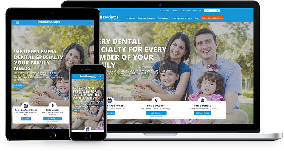 Dental Associates websites Dental Associates websites and marketing
