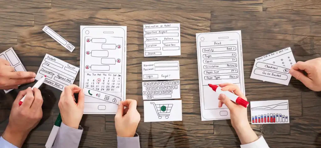 ui/ux drawings