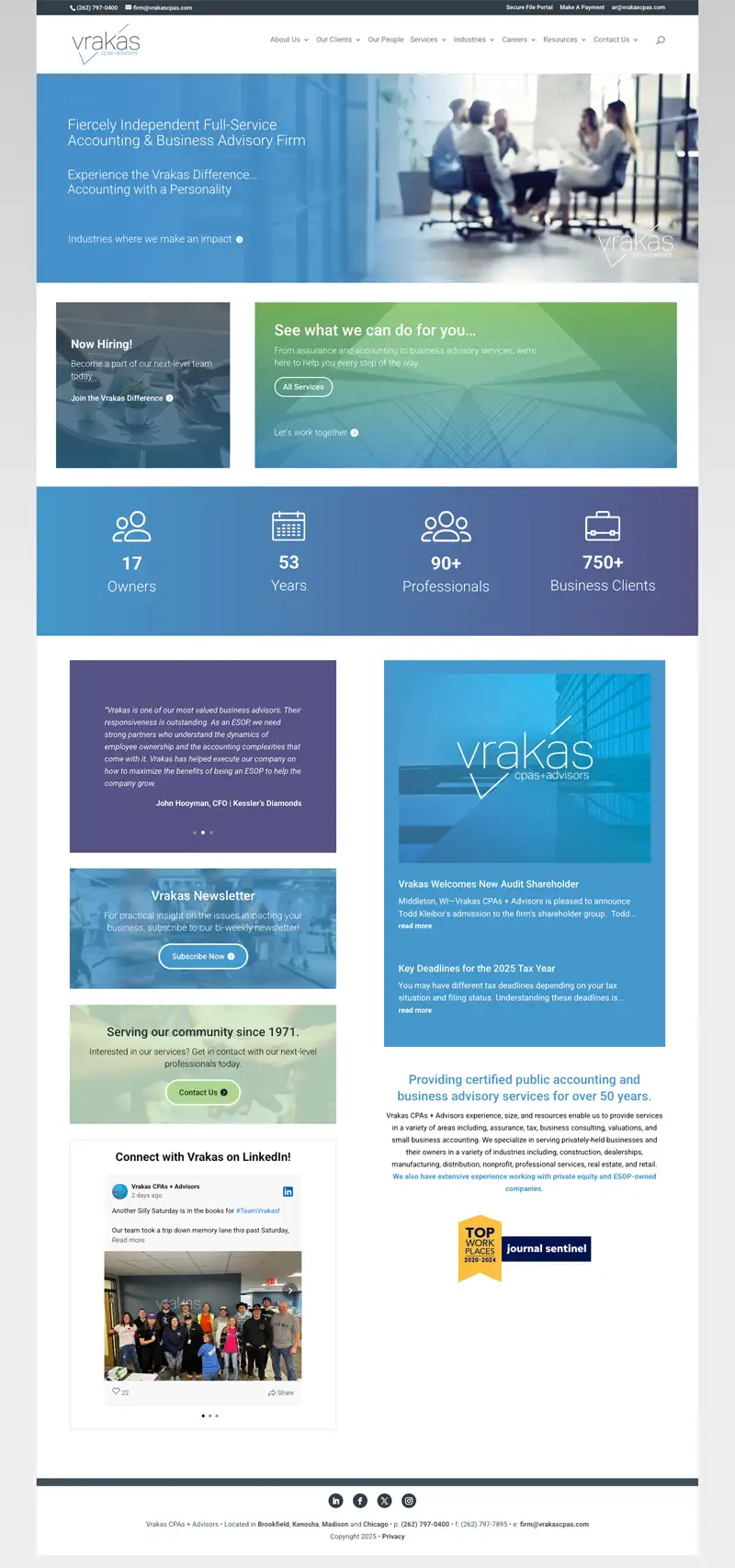 Vrakas Homepage