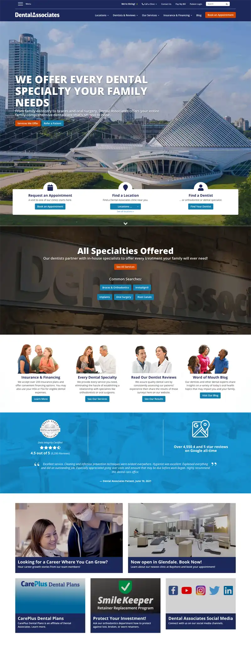 dental associates homepage