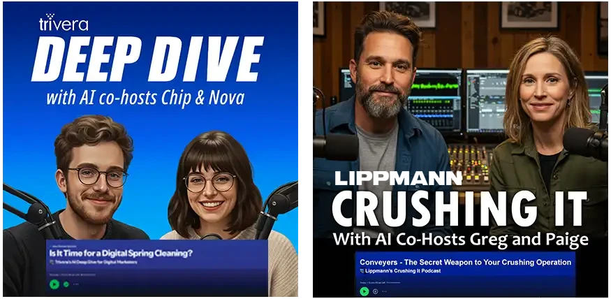 Two podcasts - Deep Dive & Crushing It