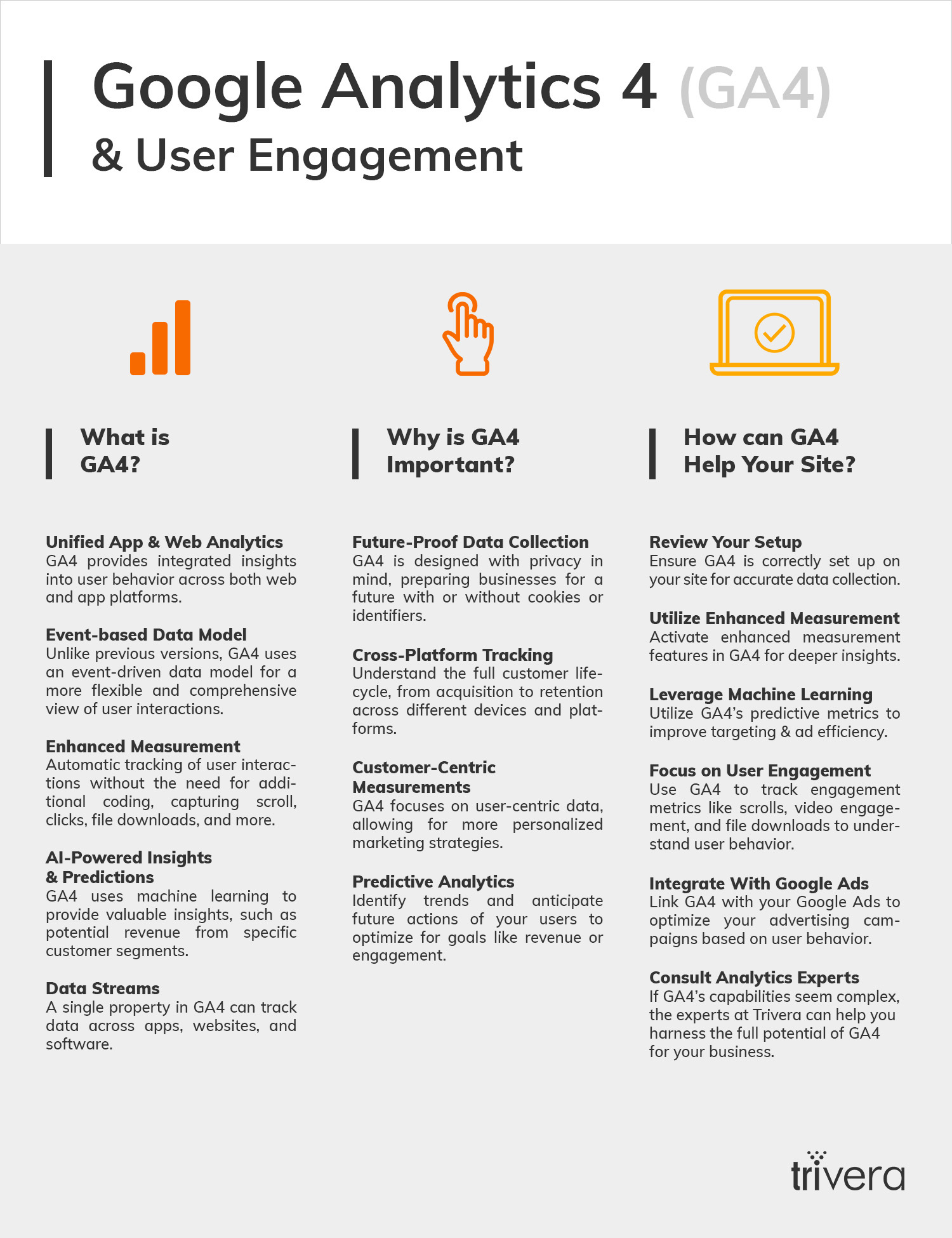 Info graphic about Google Analytics 4