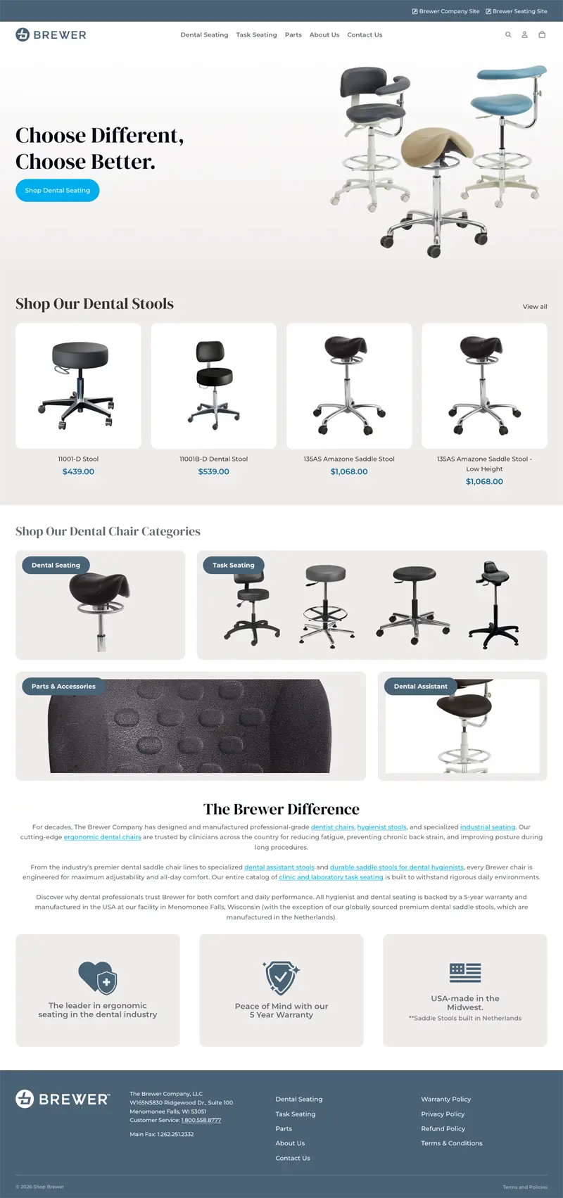 Shop Brewer Homepage