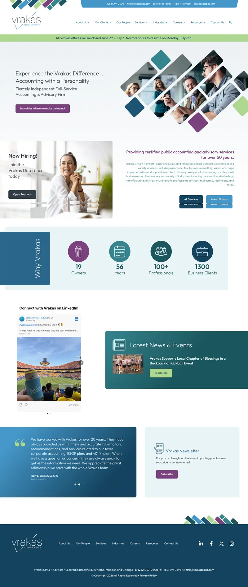 Vrakas Homepage